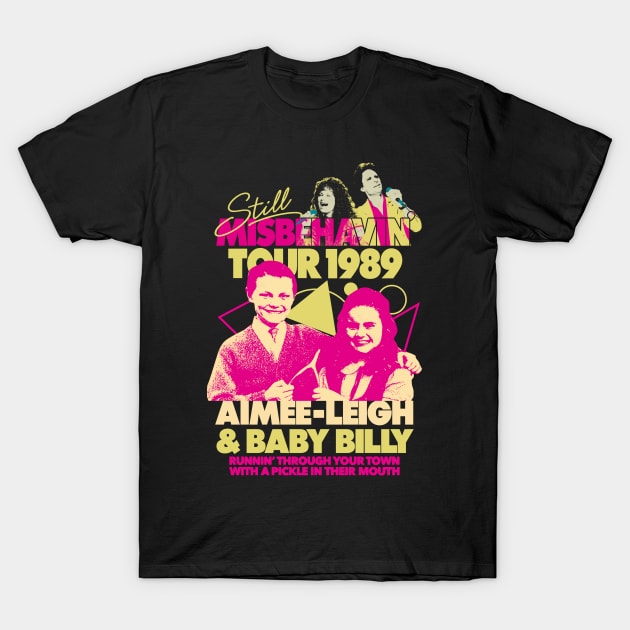 Misbehavin' Tour 1989 T-Shirt by zackninja99